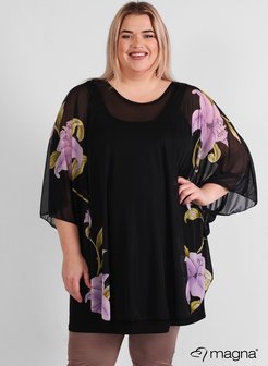 M-04 LILLA BLOEM PONCHO M-04 - 1 MAAT