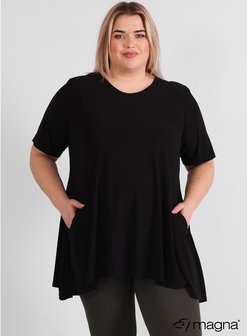 C-4015 - Generous Pocket Tunic 001 black