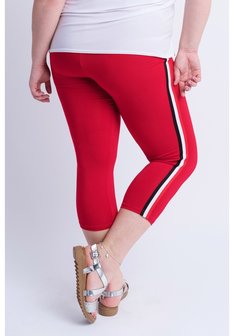 f-8002 MAGNA rood 3/4 LEGGING  KL 015