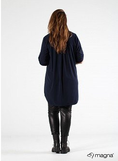 C-2121 Flowy String Tunic navy 017