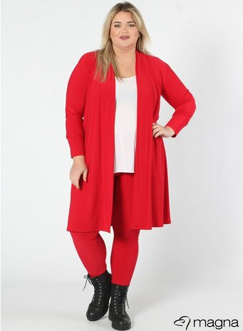 MAGNA SET MET LANG VEST EN LEGGING 015 - Red