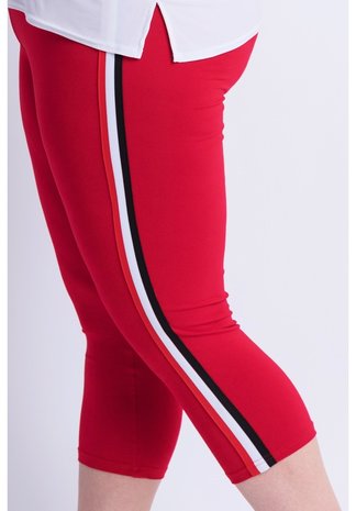 f-8002 MAGNA rood 3/4 LEGGING  KL 015